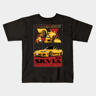 Iconic Silvia S15 Car Kids T-Shirt